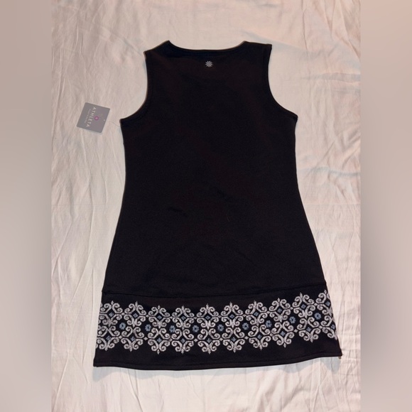 Athleta Black Dress with White Embroidery - Picture 8 of 8